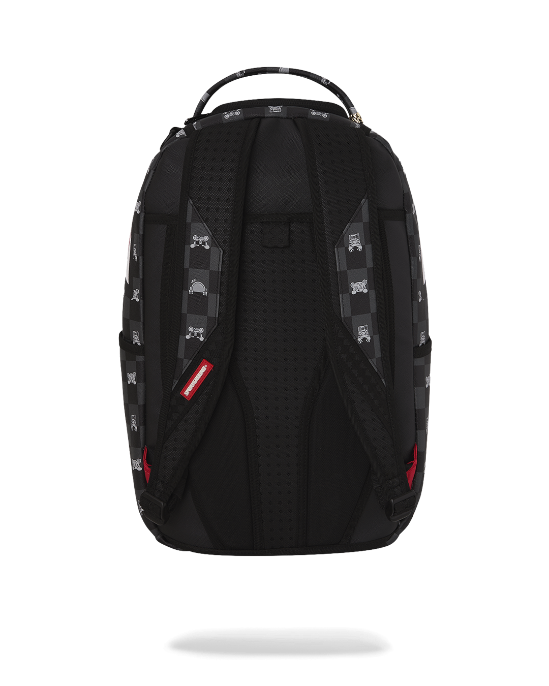 GRAY PEEKING CHARACTER CHECK DLXSV BACKPACK