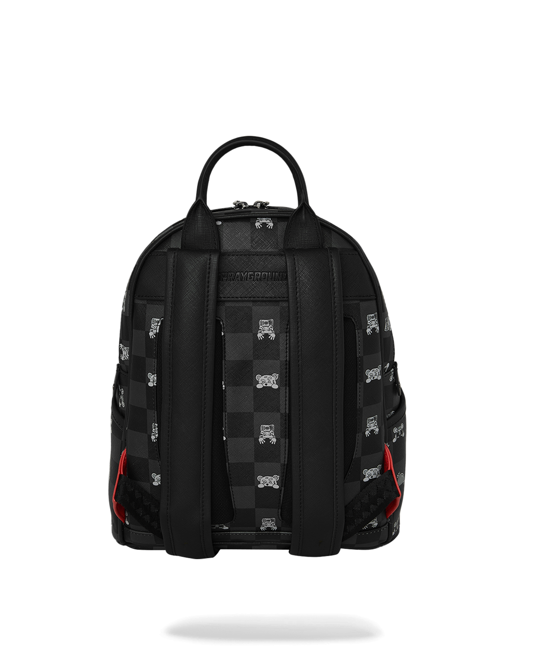 GRAY PEEKING CHARACTER CHECK SAVAGE BACKPACK