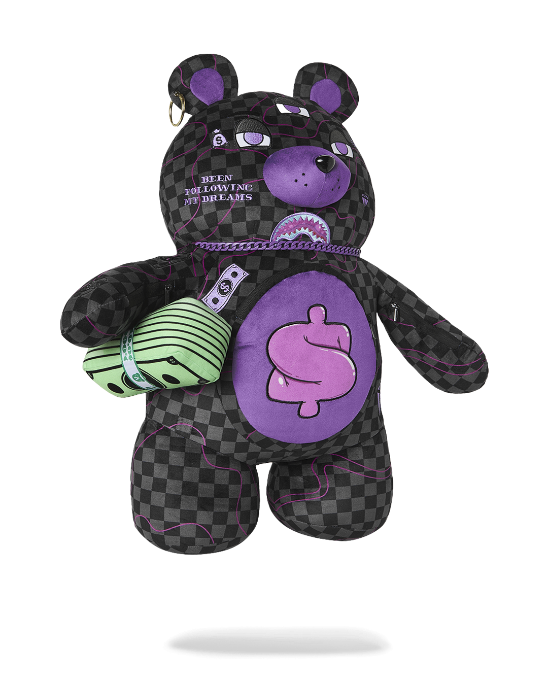 PURPLE SLIME TAKEOVER BEAR BACKPACK