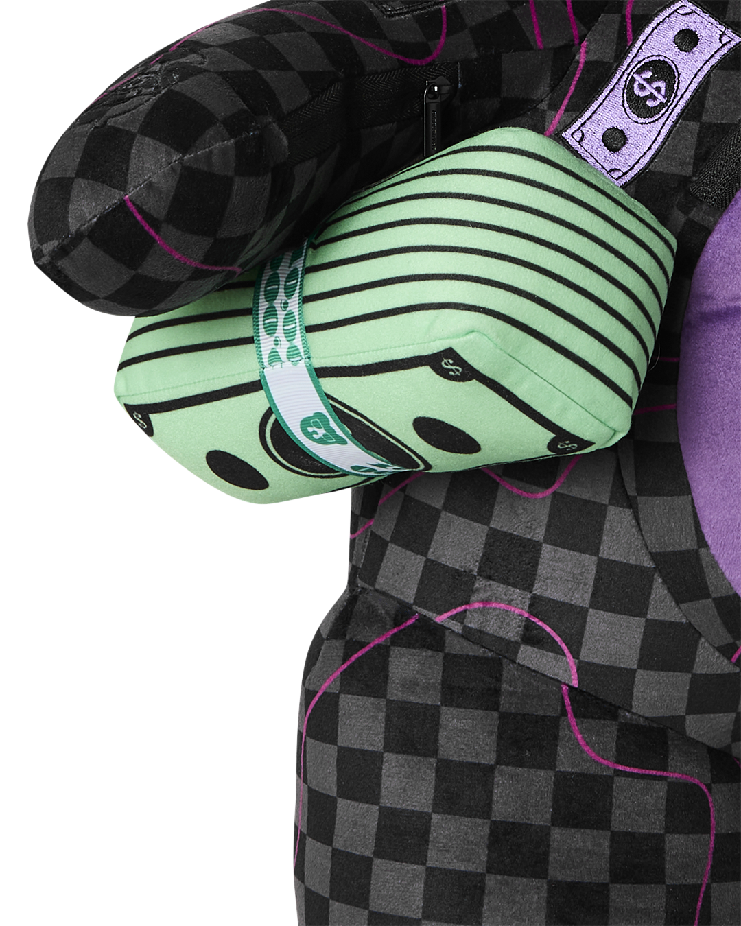 PURPLE SLIME TAKEOVER BEAR BACKPACK
