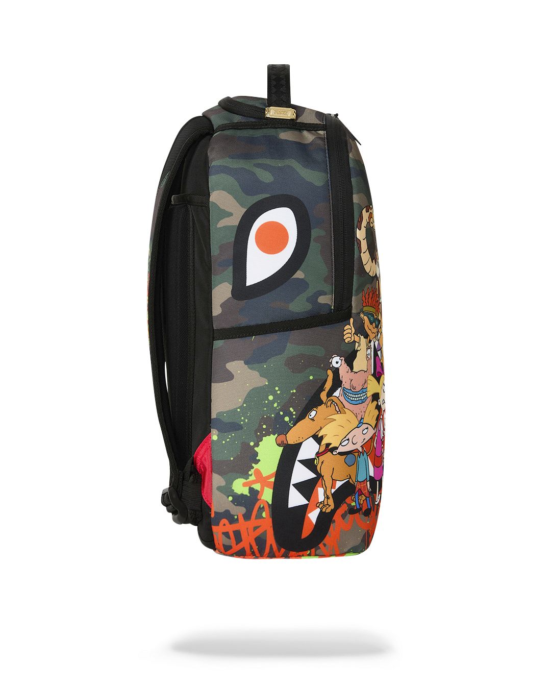 90'S NICK CAMO WITH GRAFFITI DLXSR BACKPACK
