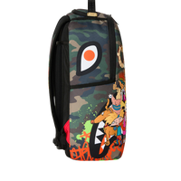 90'S NICK CAMO WITH GRAFFITI DLXSR BACKPACK