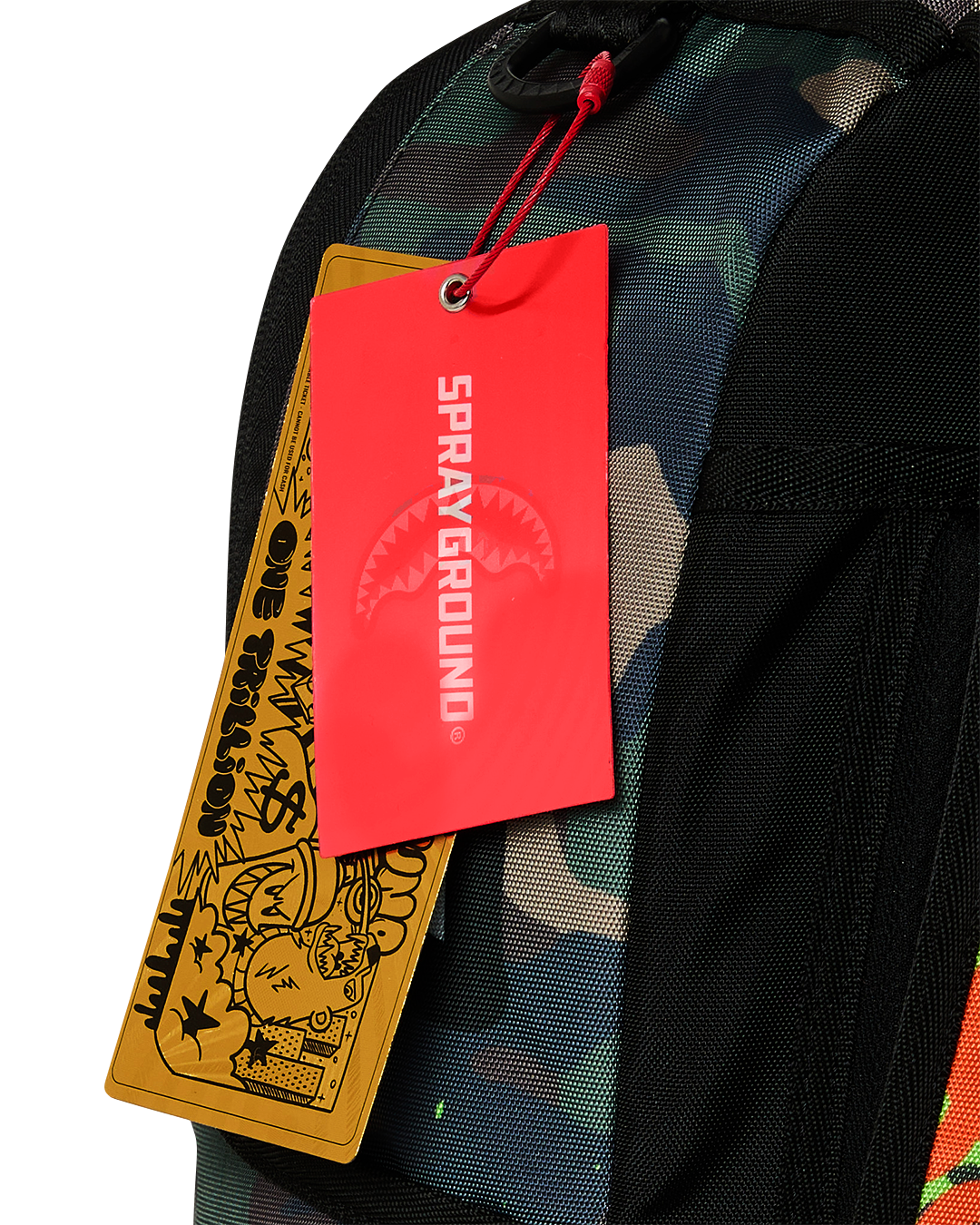 90'S NICK CAMO WITH GRAFFITI DLXSR BACKPACK