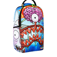 RICK AND MORTY SPLIT RICK HEAD GUTS DLXSR BACKPACK