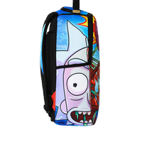 RICK AND MORTY SPLIT RICK HEAD GUTS DLXSR BACKPACK