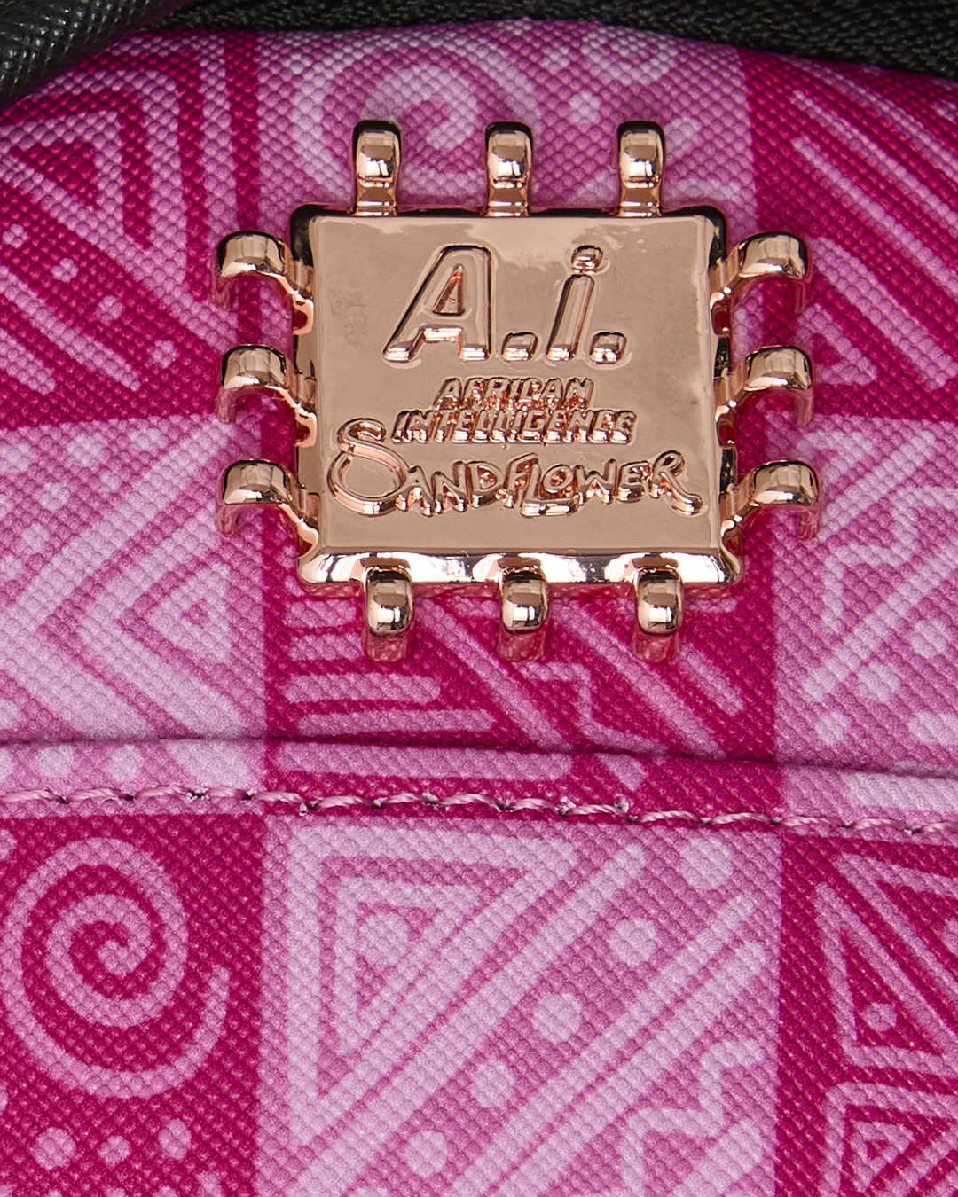 AI PINK CHECK DLXSV BACKPACK