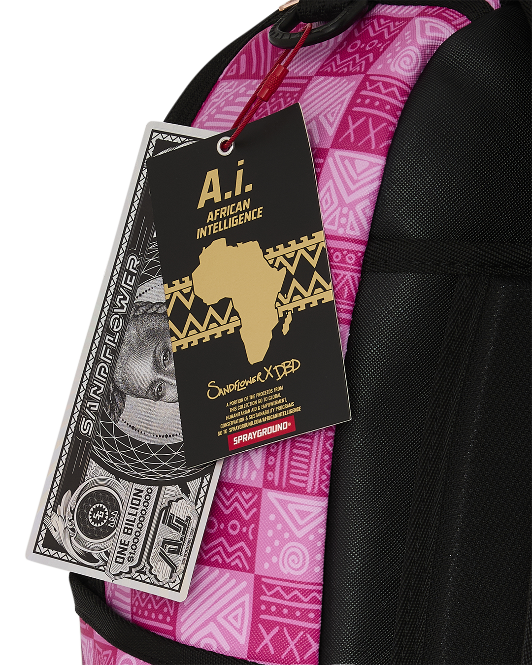 AI PINK CHECK DLXSV BACKPACK