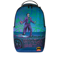 DC JOKER TAGGED UP BATMOBILE DLXSR BACKPACK