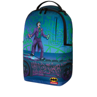 DC JOKER TAGGED UP BATMOBILE DLXSR BACKPACK