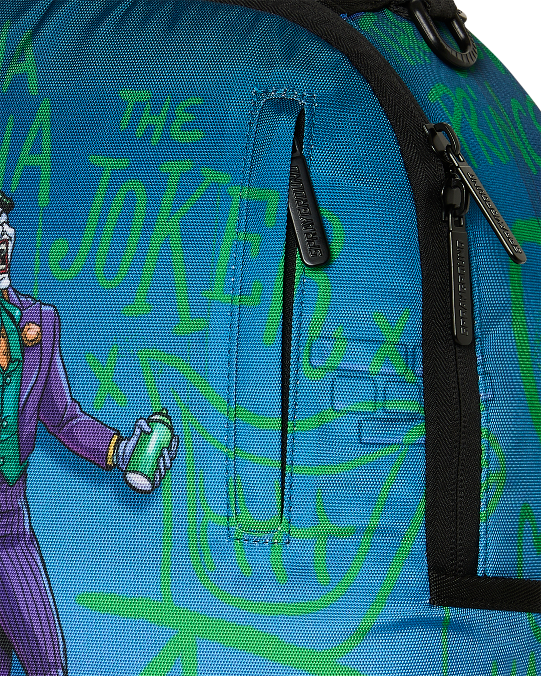 DC JOKER TAGGED UP BATMOBILE DLXSR BACKPACK