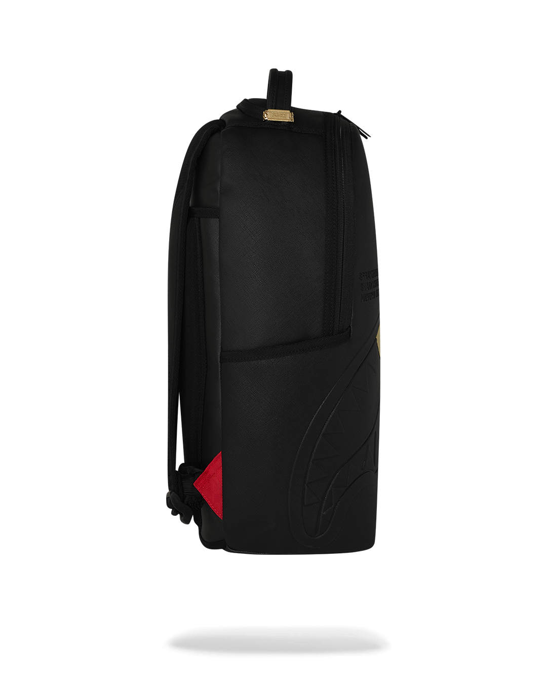 BLACKED OUT EMBOSSED GOLD TOOTH DLXSV BACKPACK