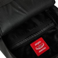 BLACKED OUT EMBOSSED GOLD TOOTH DLXSV BACKPACK