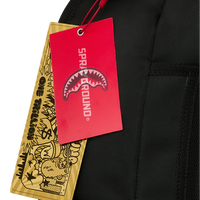 SHARK CENTRAL BLACK NYLON CAMO EMBOSSED SHARK DLXSR BACKPACK