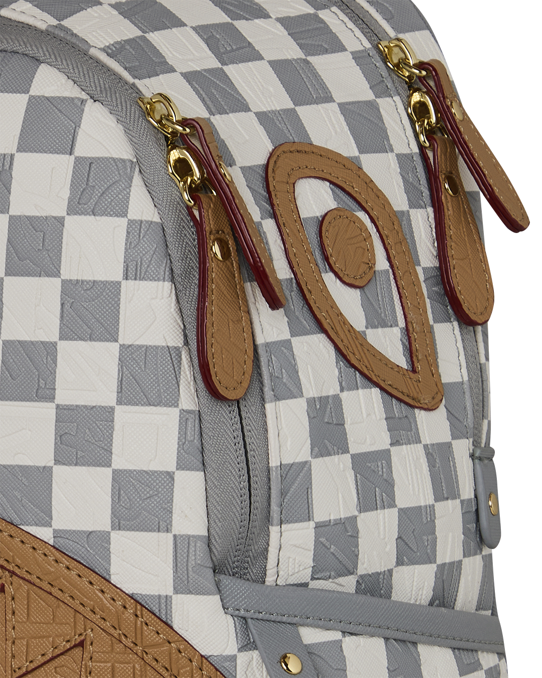 EMBOSSED CHECK CREAM SAVAGE