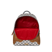 EMBOSSED CHECK CREAM SAVAGE