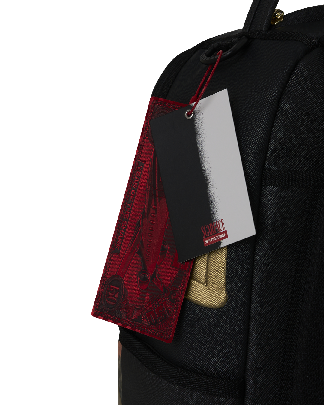 SCARFACE GOLD EMBOSSED DLXSV BACKPACK