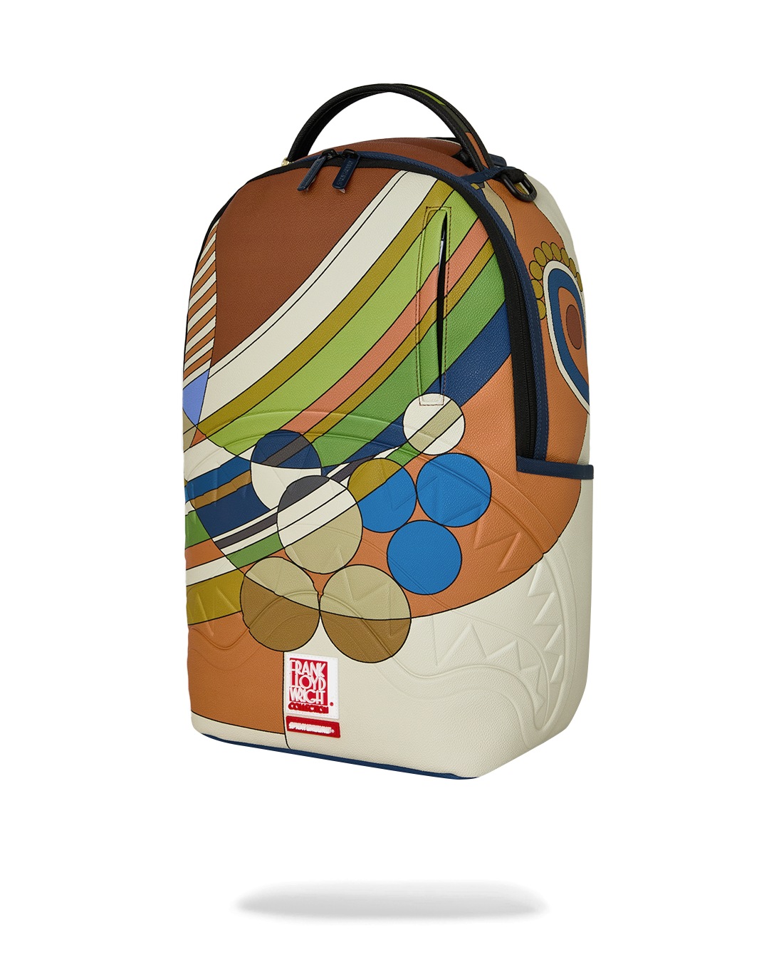 FRANK LLOYD WRIGHT MIDMODERN SWIRL DLXSV BACKPACK