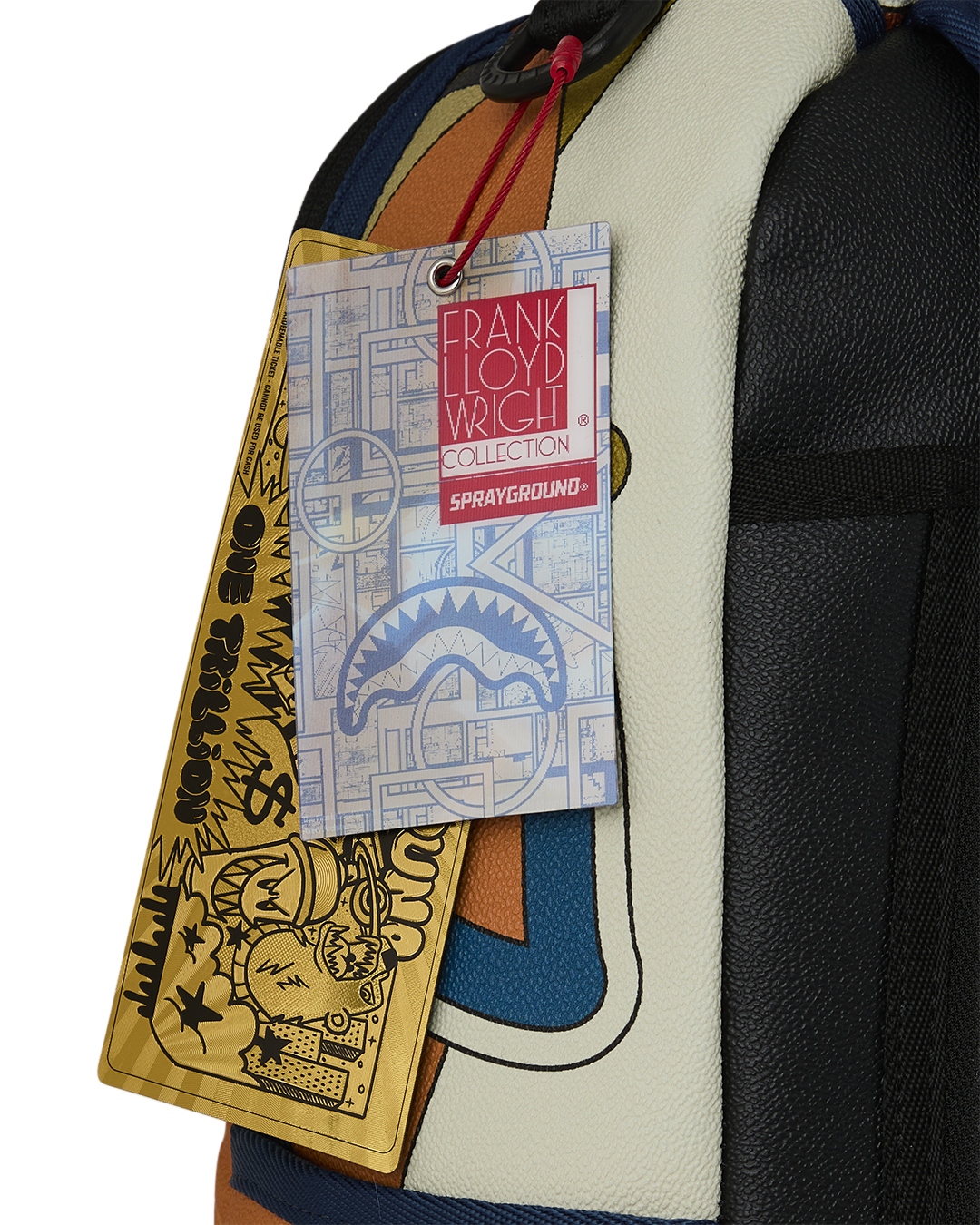 FRANK LLOYD WRIGHT MIDMODERN SWIRL DLXSV BACKPACK