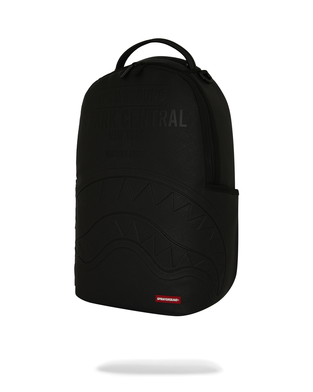 SHARK CENTRAL EMBOSSED BLACK DLXSV BACKPACK