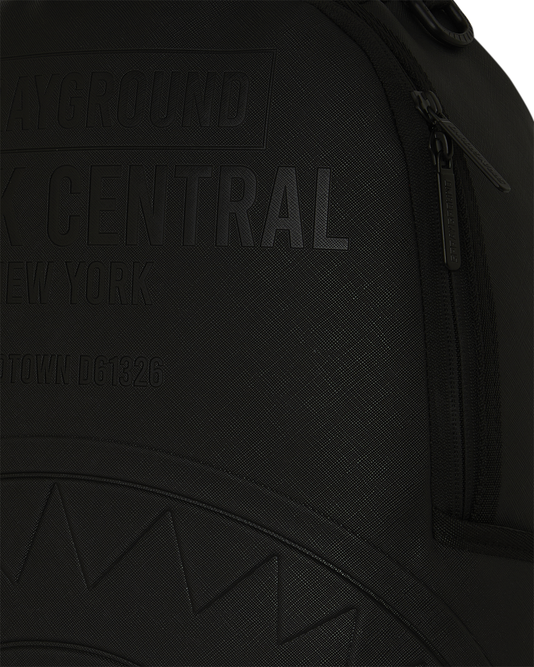 SHARK CENTRAL EMBOSSED BLACK DLXSV BACKPACK