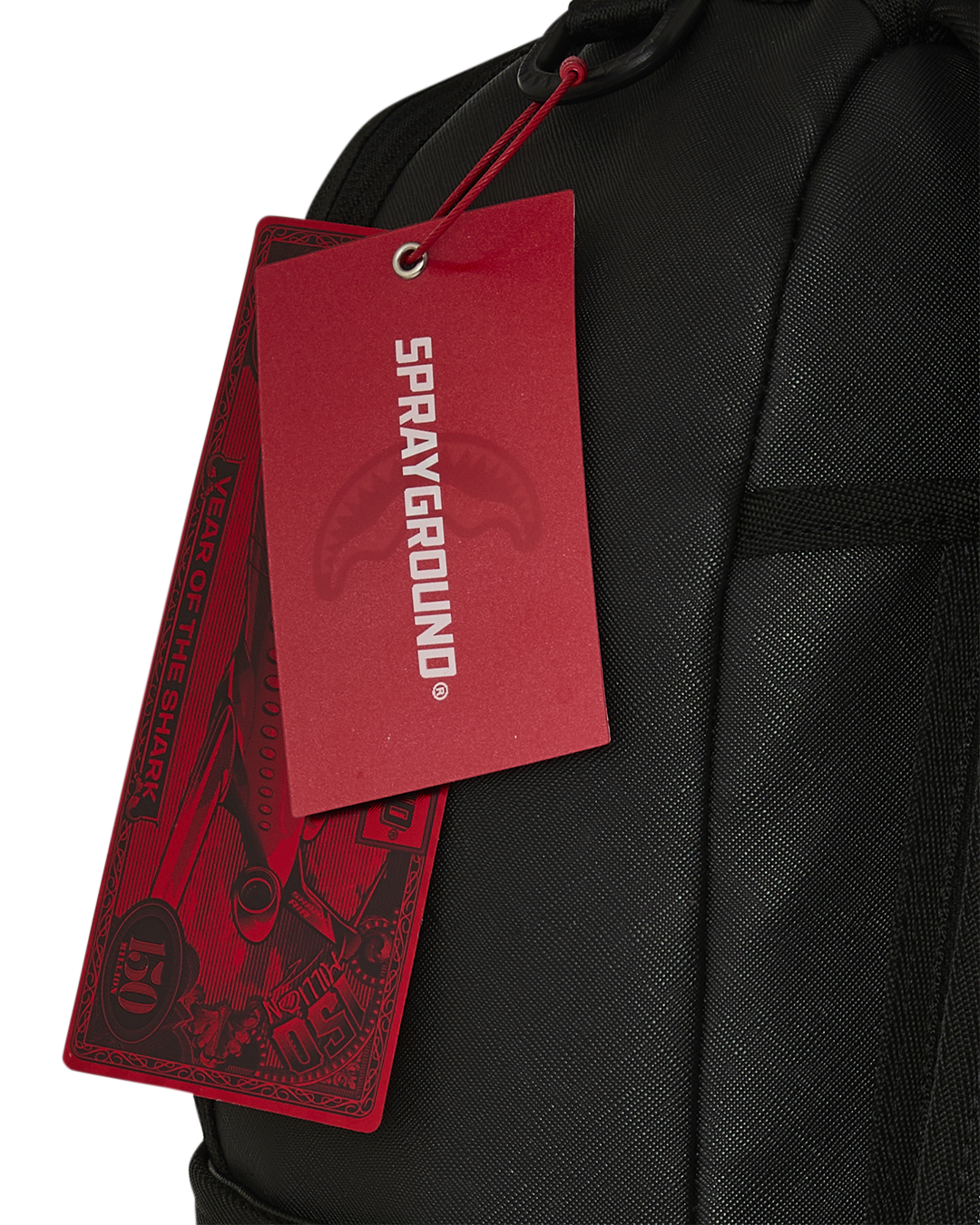 SHARK CENTRAL EMBOSSED BLACK DLXSV BACKPACK