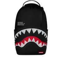 SHARK CENTRAL BLACK EMBROIDERED SHARK DLXSV BACKPACK