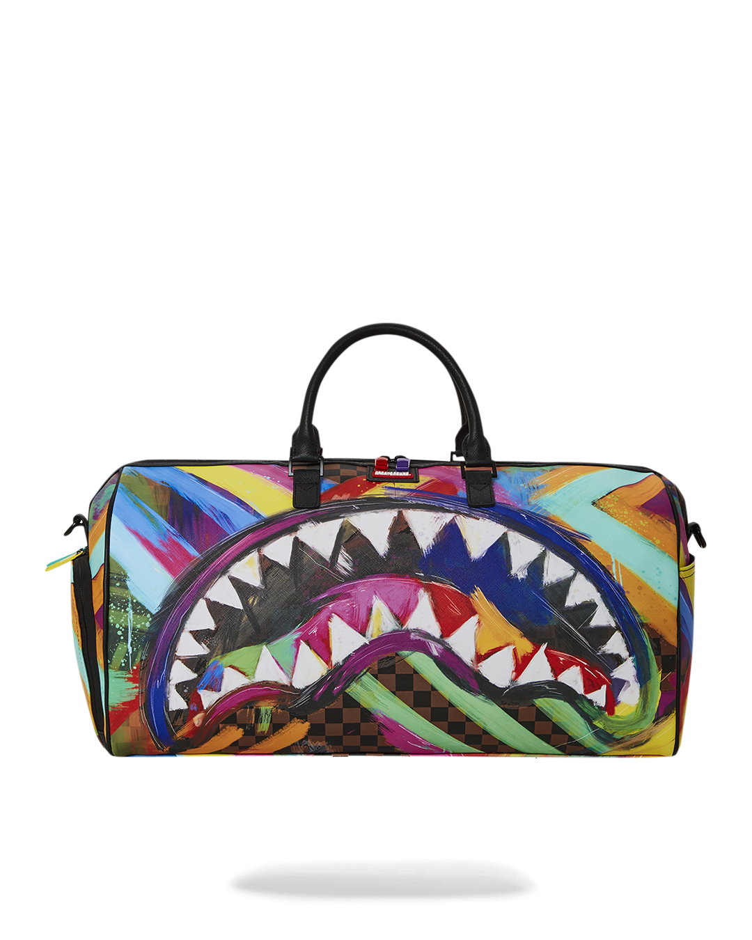 SHARKS IN PAINT LARGE DUFFLE