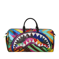 SHARKS IN PAINT LARGE DUFFLE