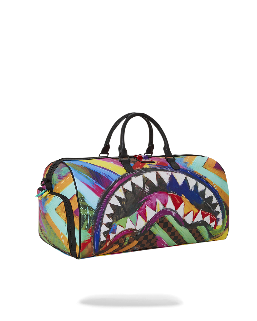 SHARKS IN PAINT LARGE DUFFLE