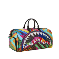 SHARKS IN PAINT LARGE DUFFLE