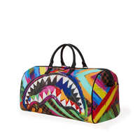 SHARKS IN PAINT LARGE DUFFLE