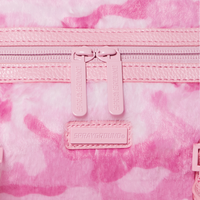 PINK CAMO FAUX FUR MINI DUFFLE