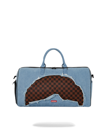 DENIM SHARK DUFFLE