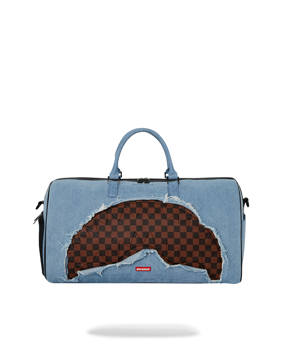 DENIM SHARK DUFFLE