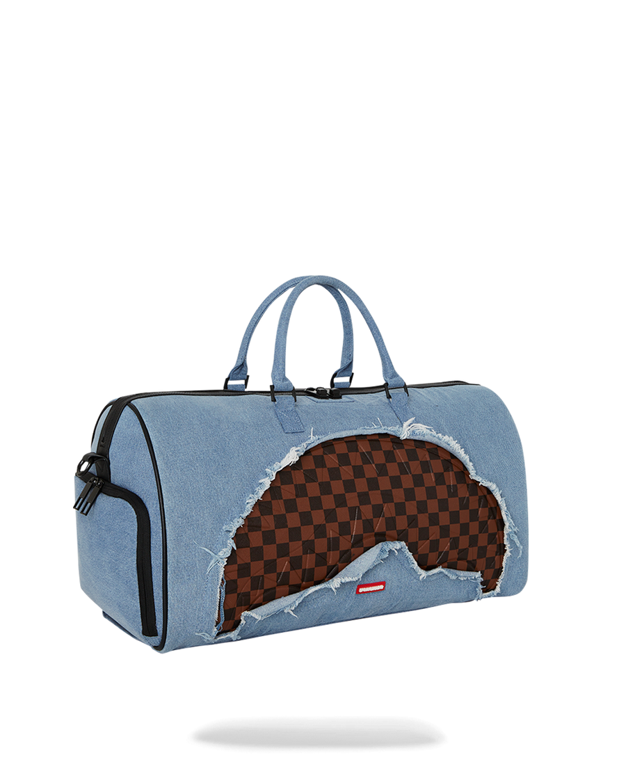 DENIM SHARK DUFFLE