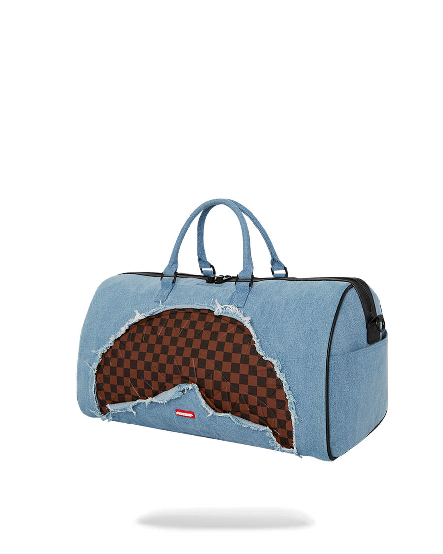 DENIM SHARK DUFFLE