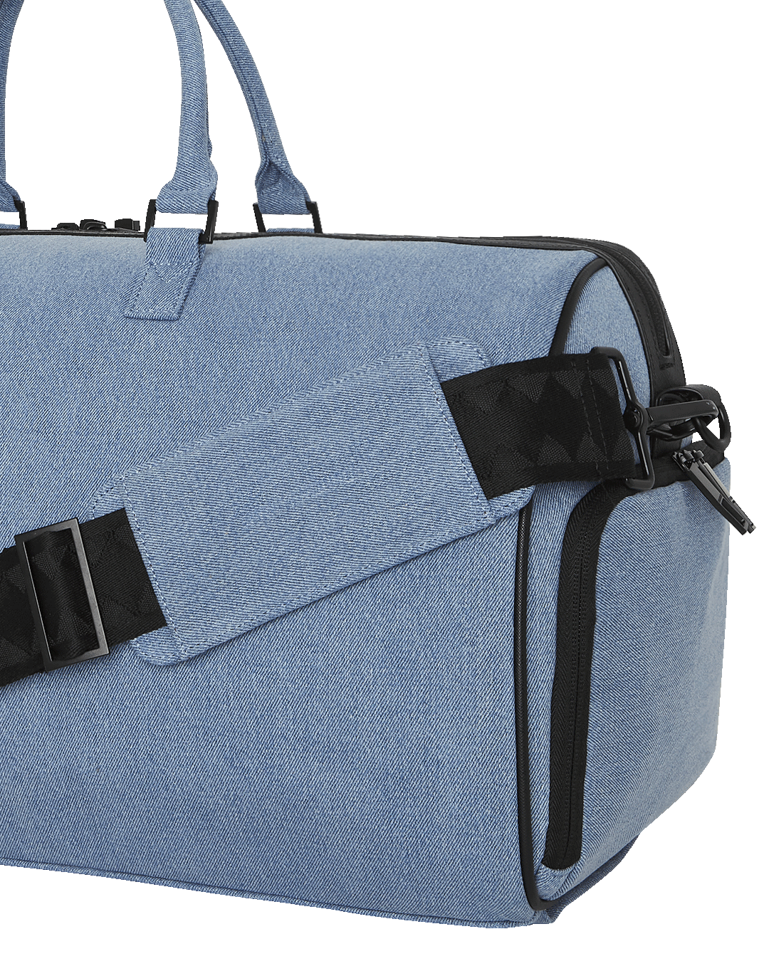 DENIM SHARK DUFFLE