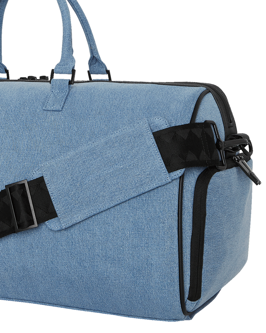DENIM SHARK DUFFLE