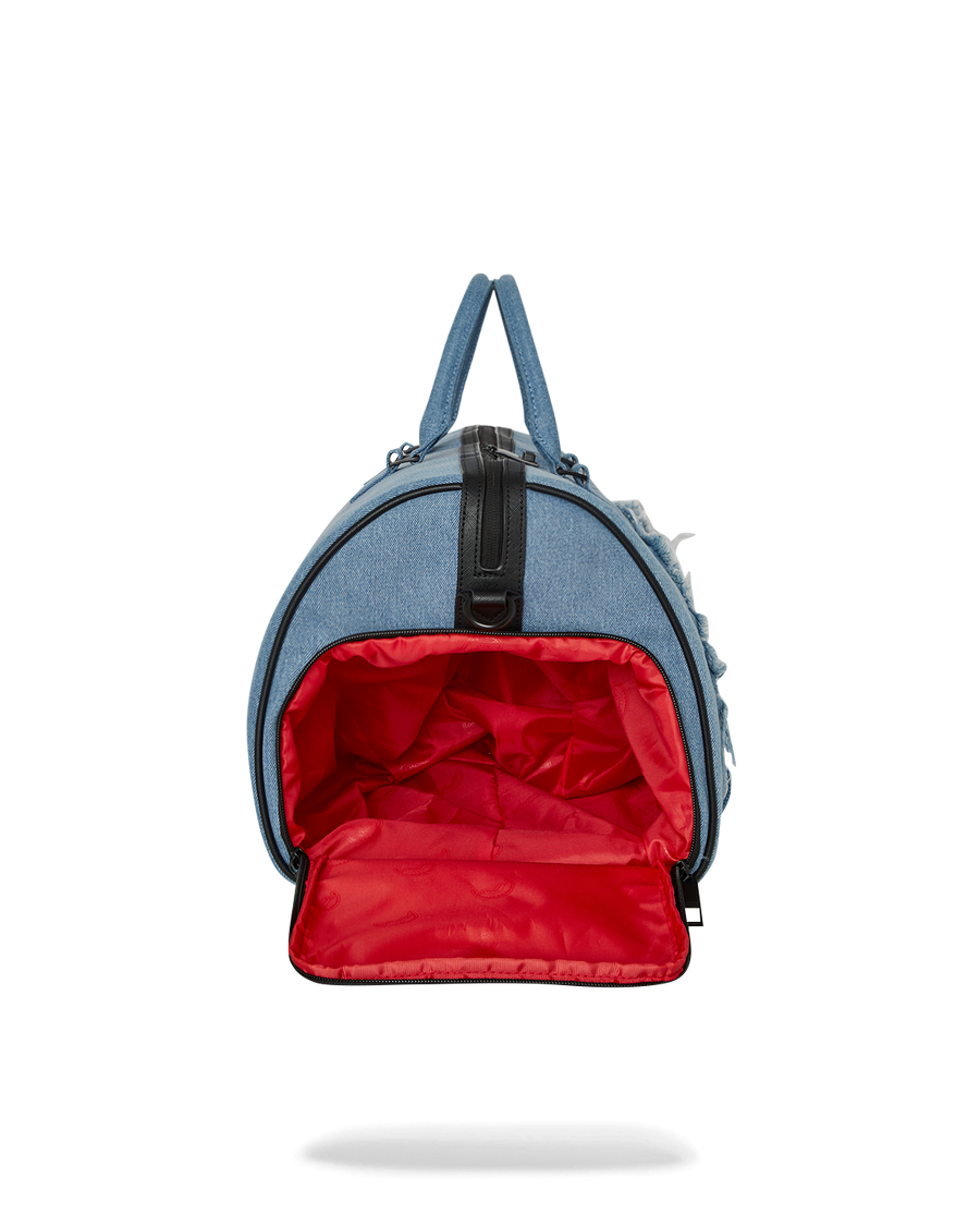 DENIM SHARK DUFFLE
