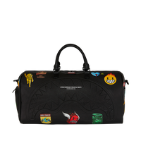 SHARKMOUTH EMBOSSED PATCHES LARGE DUFFLE
