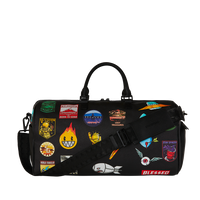 SHARKMOUTH EMBOSSED PATCHES LARGE DUFFLE