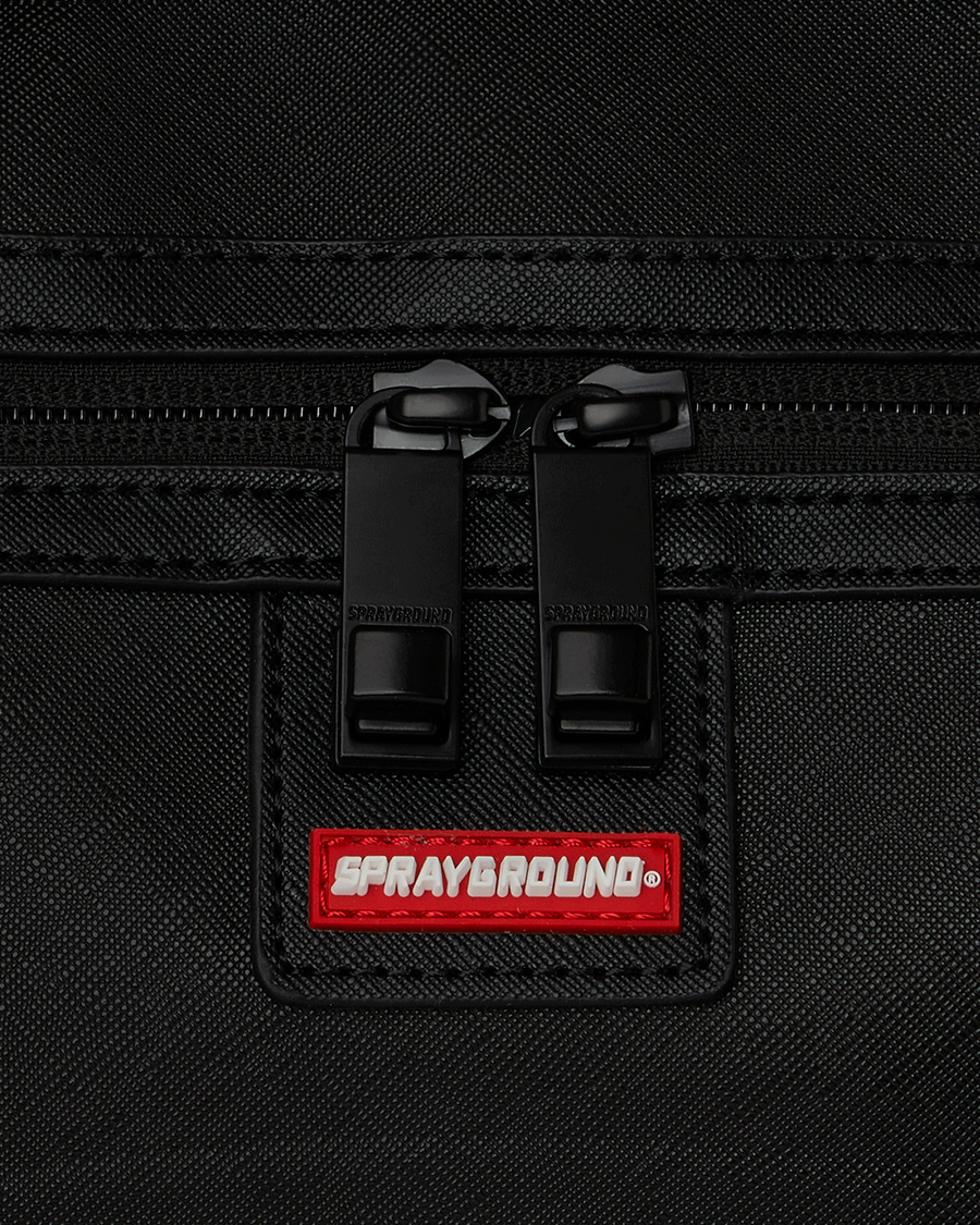 SHARKMOUTH EMBOSSED PATCHES LARGE DUFFLE