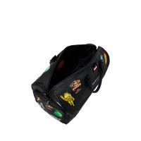 SHARKMOUTH EMBOSSED PATCHES LARGE DUFFLE