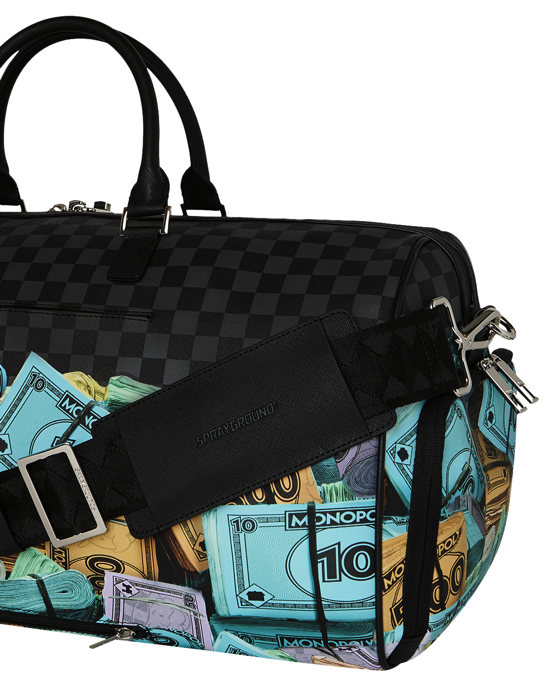 MONOPOLY MONEY STACKS LARGE DUFFLE
