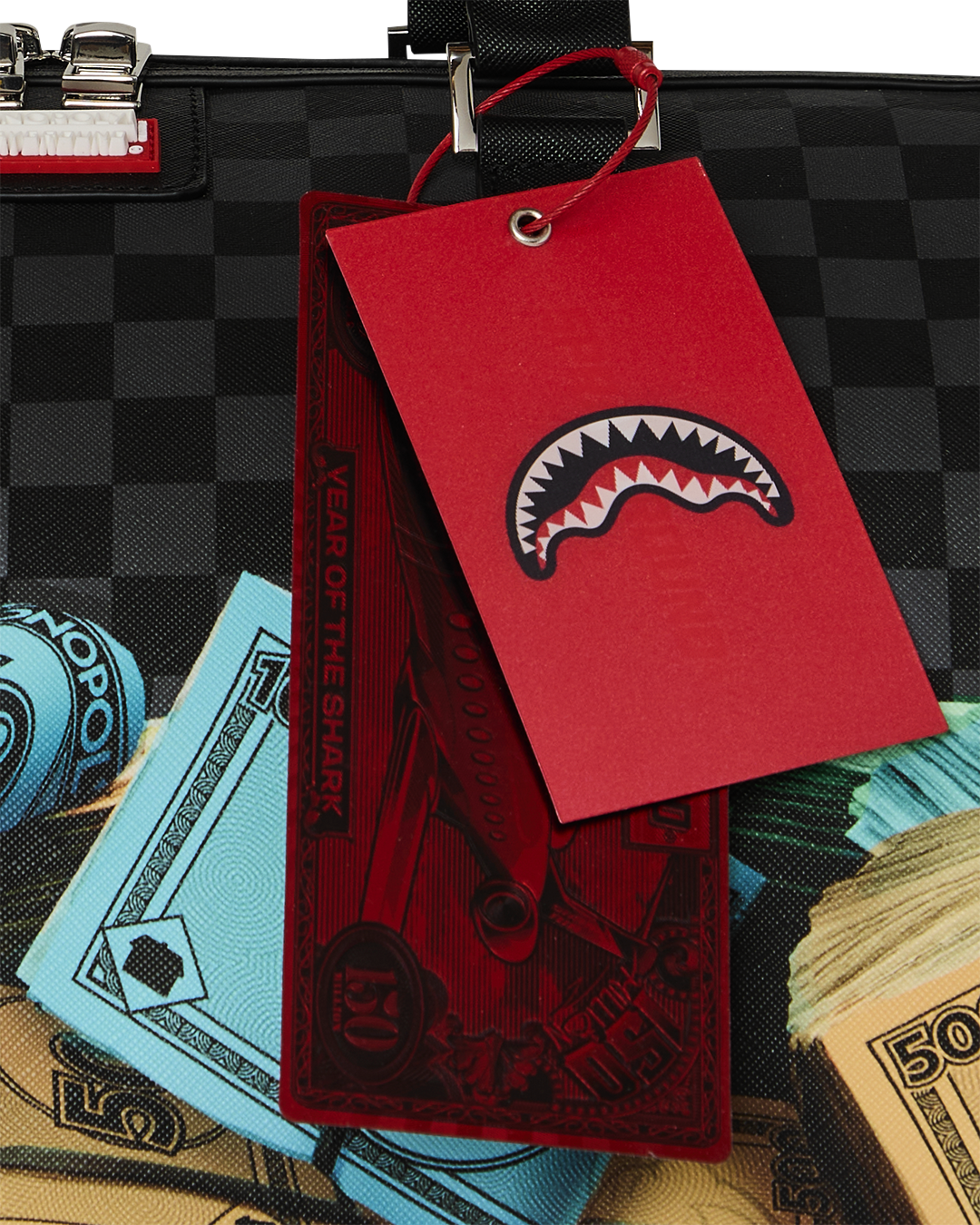 MONOPOLY MONEY STACKS LARGE DUFFLE