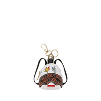 PARIS PATCH CHECK KEYCHAIN BACKPACK