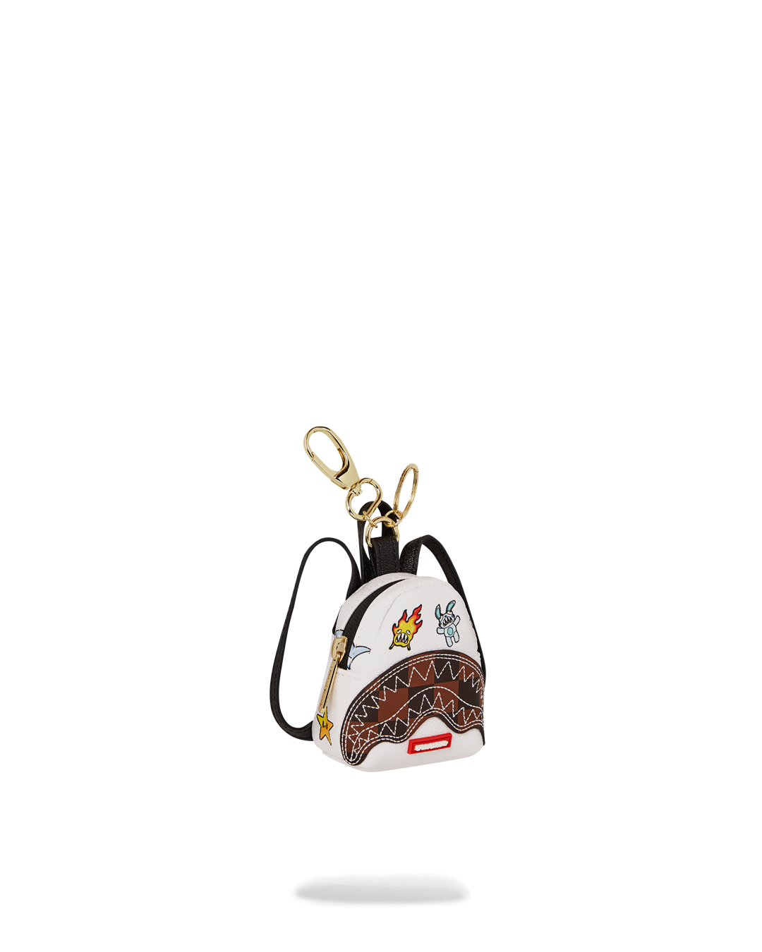 PARIS PATCH CHECK KEYCHAIN BACKPACK
