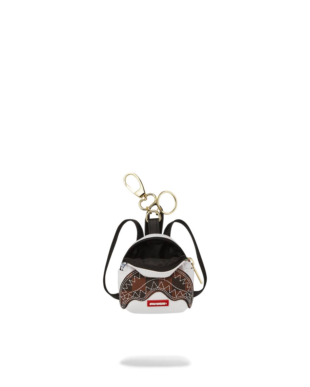 PARIS PATCH CHECK KEYCHAIN BACKPACK
