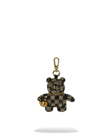 GOLD AND DANGEROUS BEAR KEYCHAIN