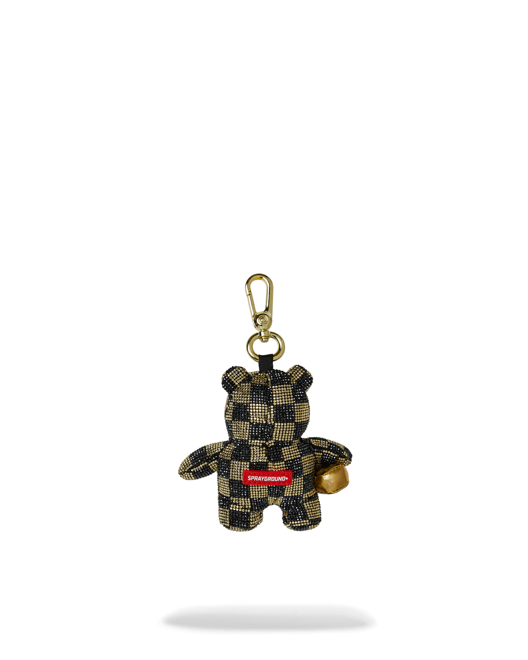 GOLD AND DANGEROUS BEAR KEYCHAIN